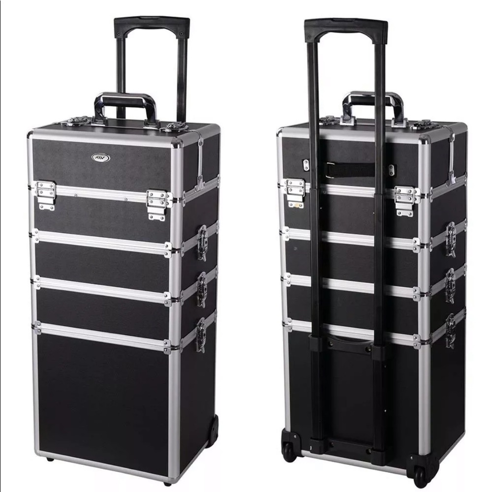 AW® 4in1 Rolling Aluminum Makeup Artist Cosmetic